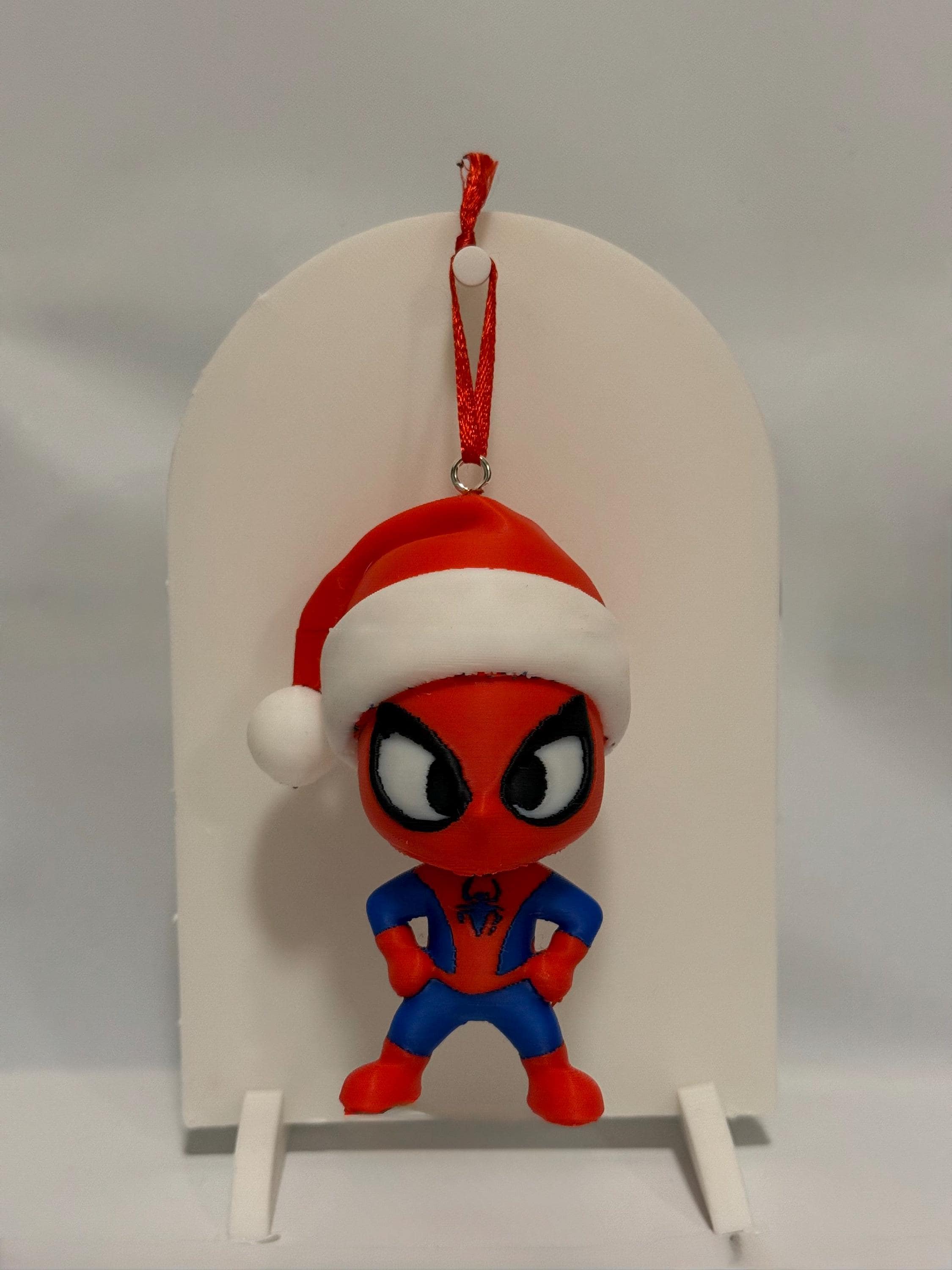 Cartoon Spider Man Santa Hat Spider-Man Spider-Man In Santa Hat