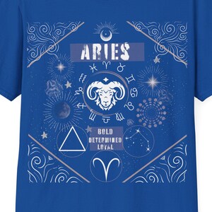 T-shirt du zodiaque Bélier : t-shirt souple unisexe astrologie