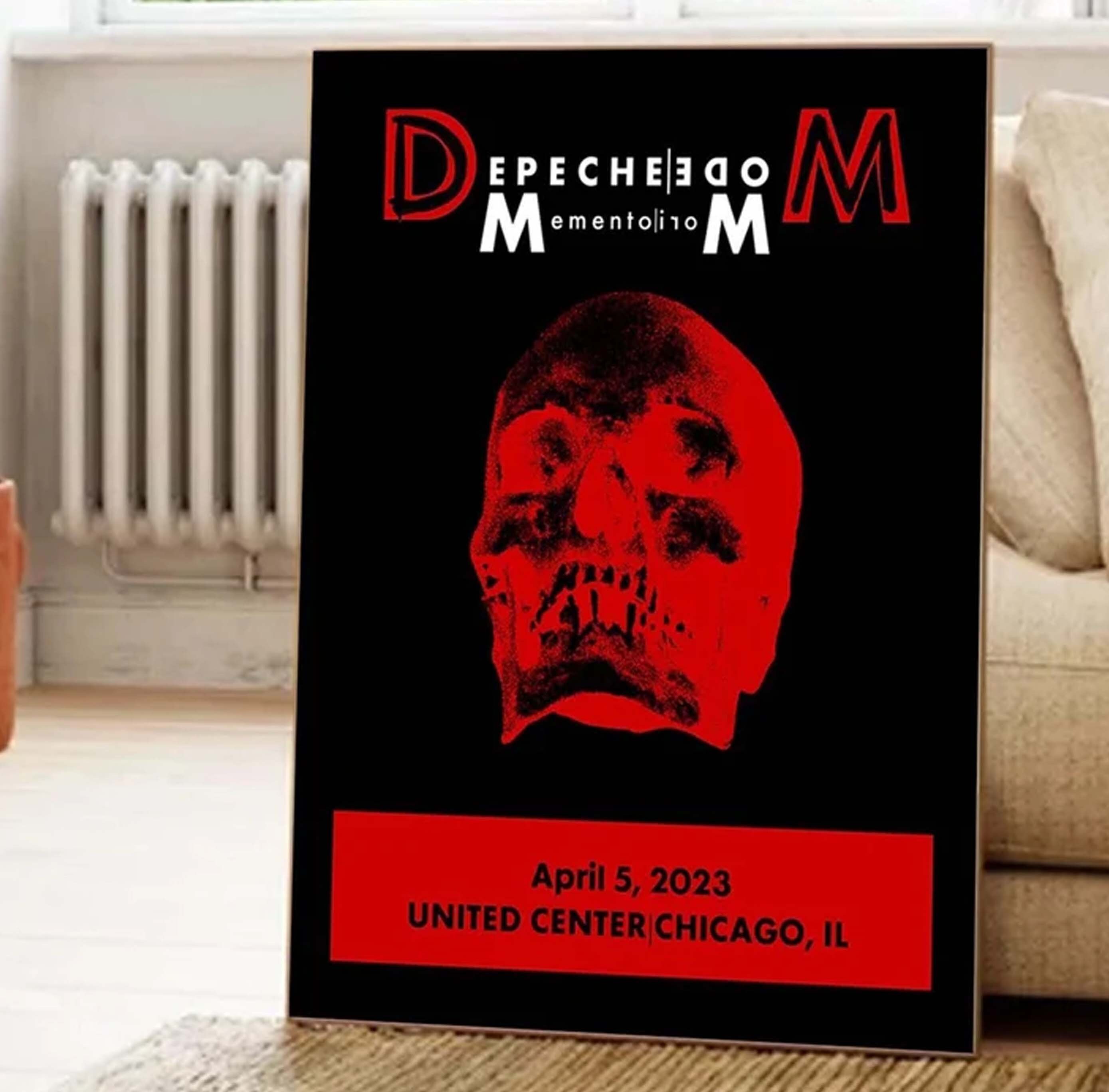 Discover Depeche Mode Memento Mori Tour 2023 Póster, Tour Depeche Mode Merch Hogar Decor