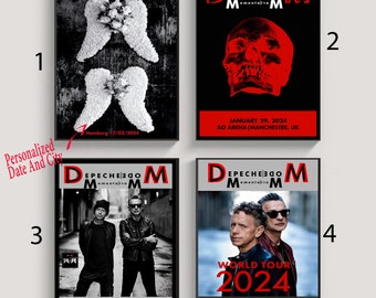 Custom Depeche Mode - Memento Mori Tour 2023, 2024 Poster