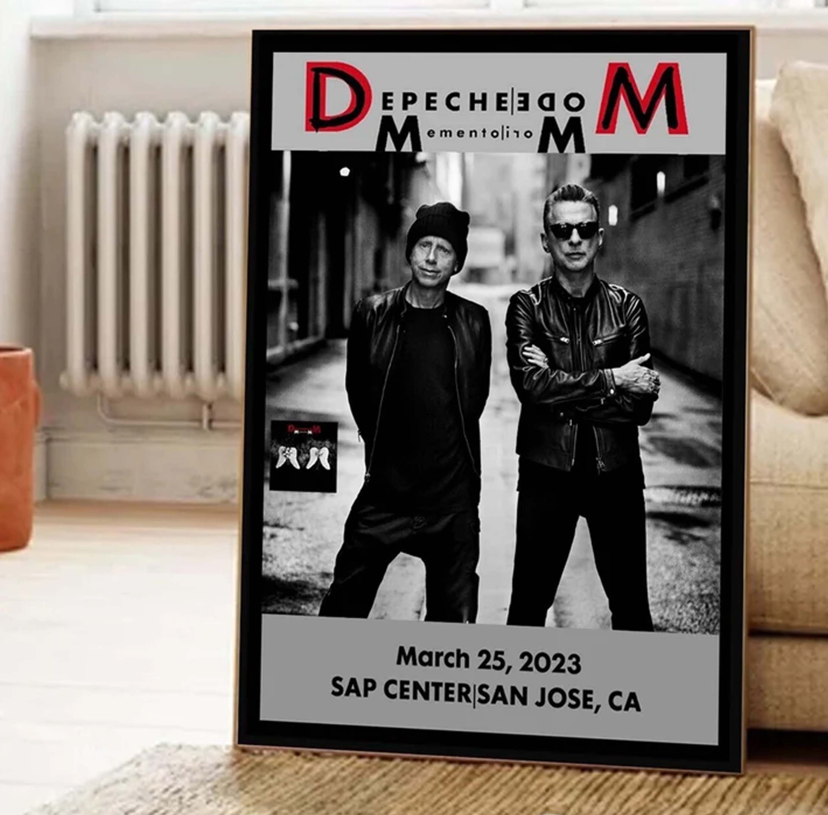 Discover Depeche Mode Memento Mori Tour 2023 Póster, Tour Depeche Mode Merch Hogar Decor