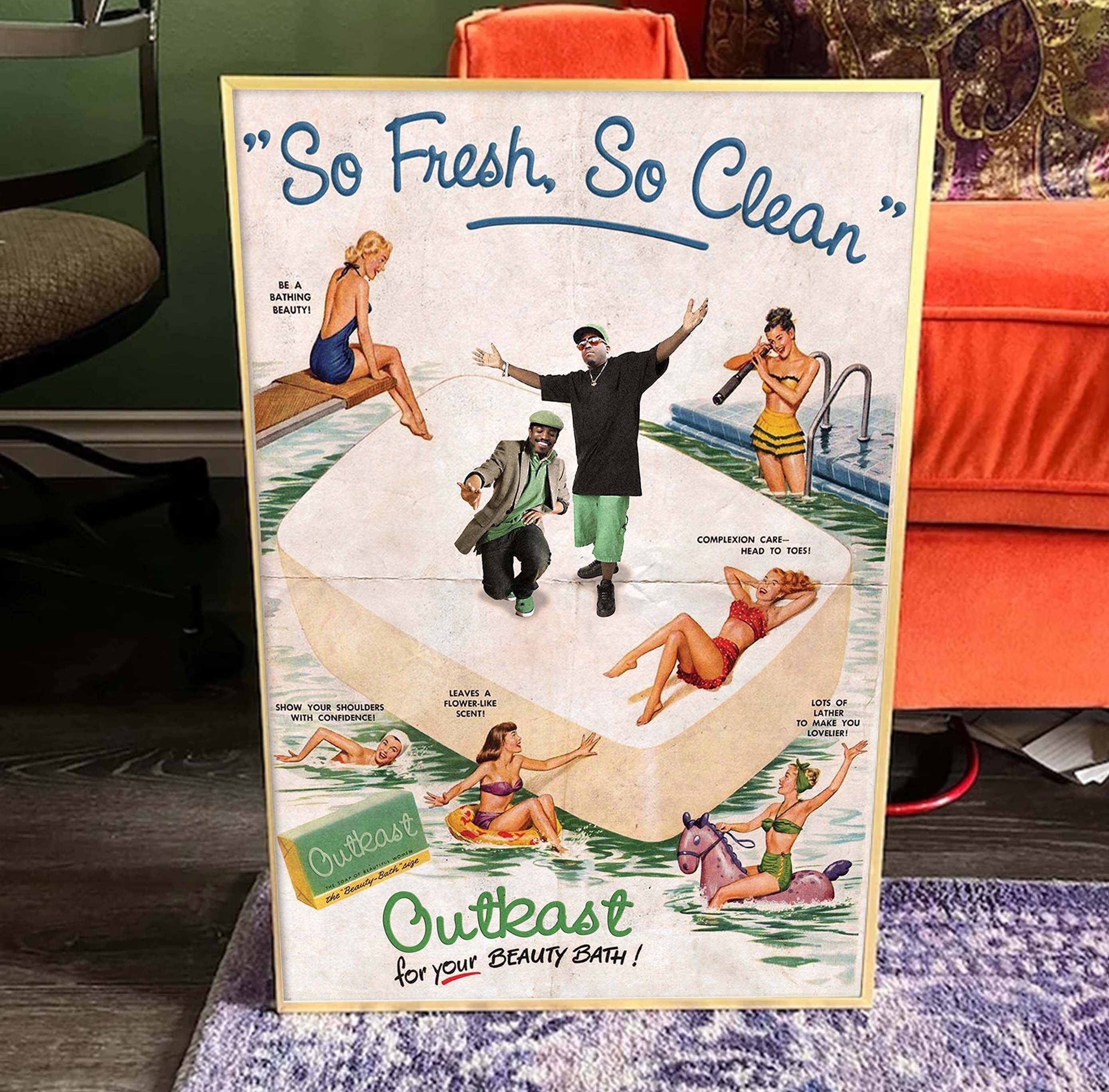 Outkast so Fresh so Clean Vintage Poster Etsy