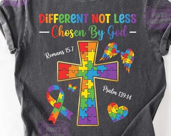 Autism Awareness Christian PNG, Puzzle Piece Bible Verse Sublimation, Special Needs Mom Teacher Digital Download, Instant Download