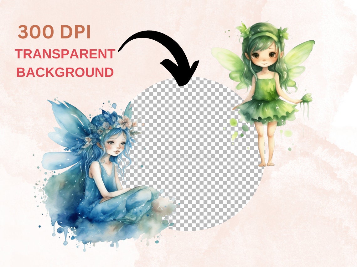 40 Fairy Clipart Fairy Tale Clipart Fairy Png Fantasy Clipart - Etsy