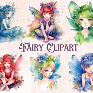 Fee Clipart Fairy Tale Clipart Fee Png Fantasy Clipart Aquarell Clipart Clipart Bundle Fee, Prinzessin Clipart digitaler Download