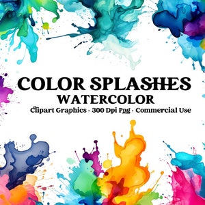 Salpicaduras de acuarela, salpicaduras, tinta de alcohol PNG, imágenes prediseñadas abstractas, imágenes prediseñadas de tinta de alcohol, imágenes prediseñadas de salpicaduras de color de acuarela PNG salpicaduras de pintura