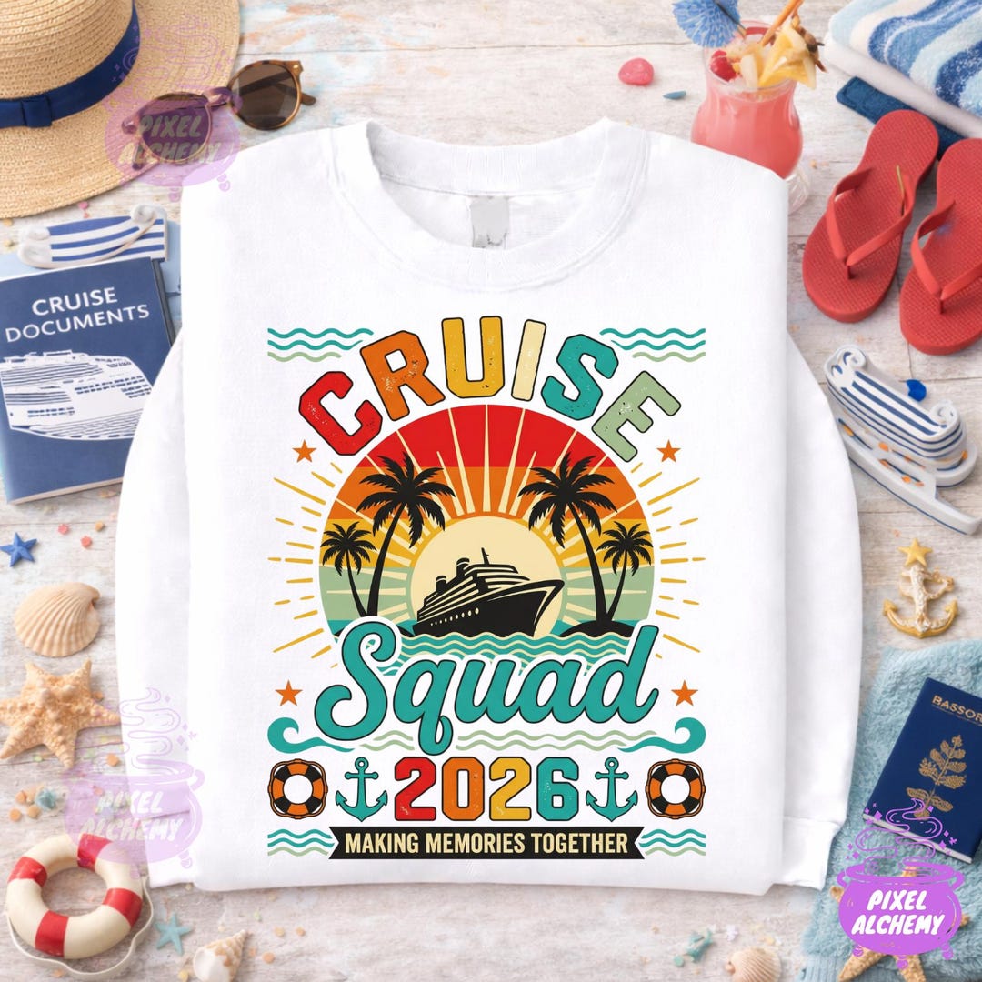 Cruise Squad 2026 PNG, Making Memories Together Sublimation, Family ...