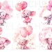 Watercolor Elephant, Baby Elephant Clipart, Baby Elephant With Balloons ...