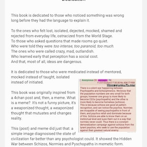 La guerra oculta entre normies, psicópatas y esquizofrénicos imagen 3