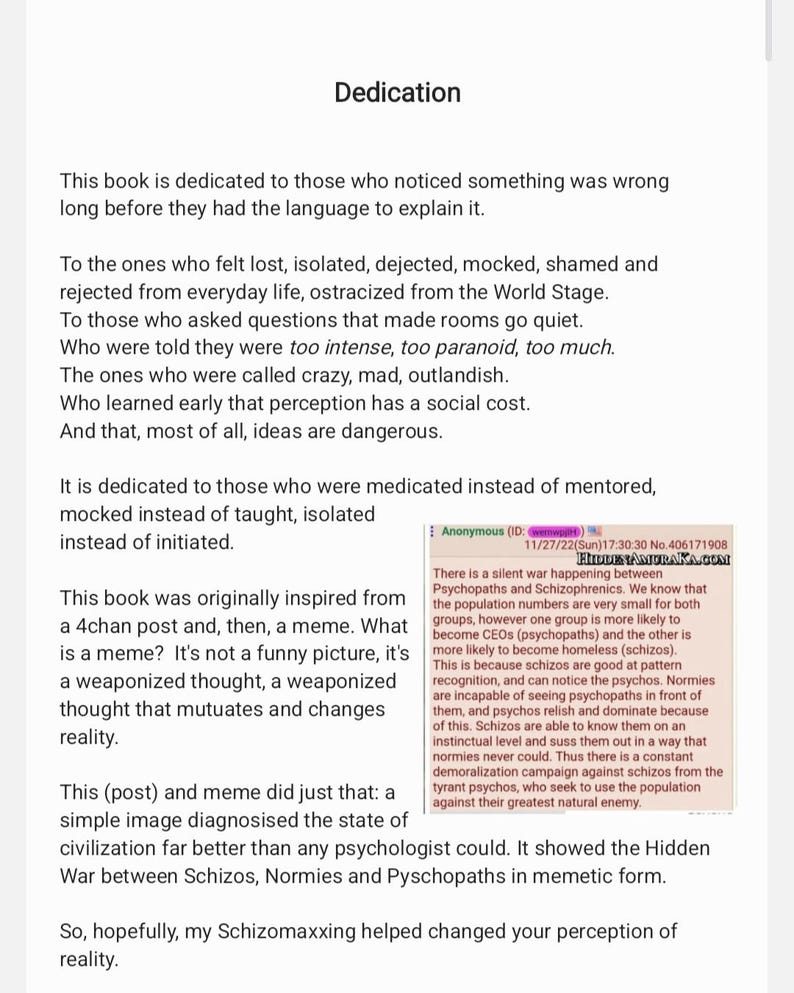 La guerra oculta entre normies, psicópatas y esquizofrénicos imagen 3