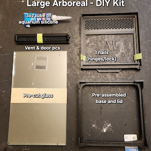 Large Arboreal Terrarium, 10x10x14" - DIY Kit