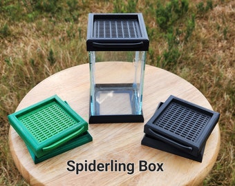 3x3x5" Spiderling Enclosure, Ready To Use