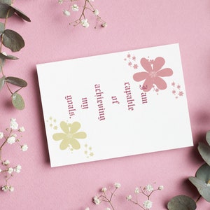 45 Affirmation cards, self-care, positive affirmation Cards