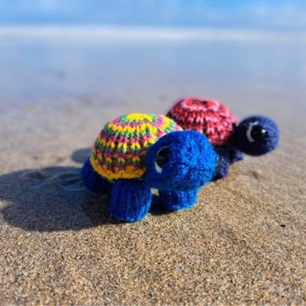 Loom knitting PATTERN | Little colourful turtle