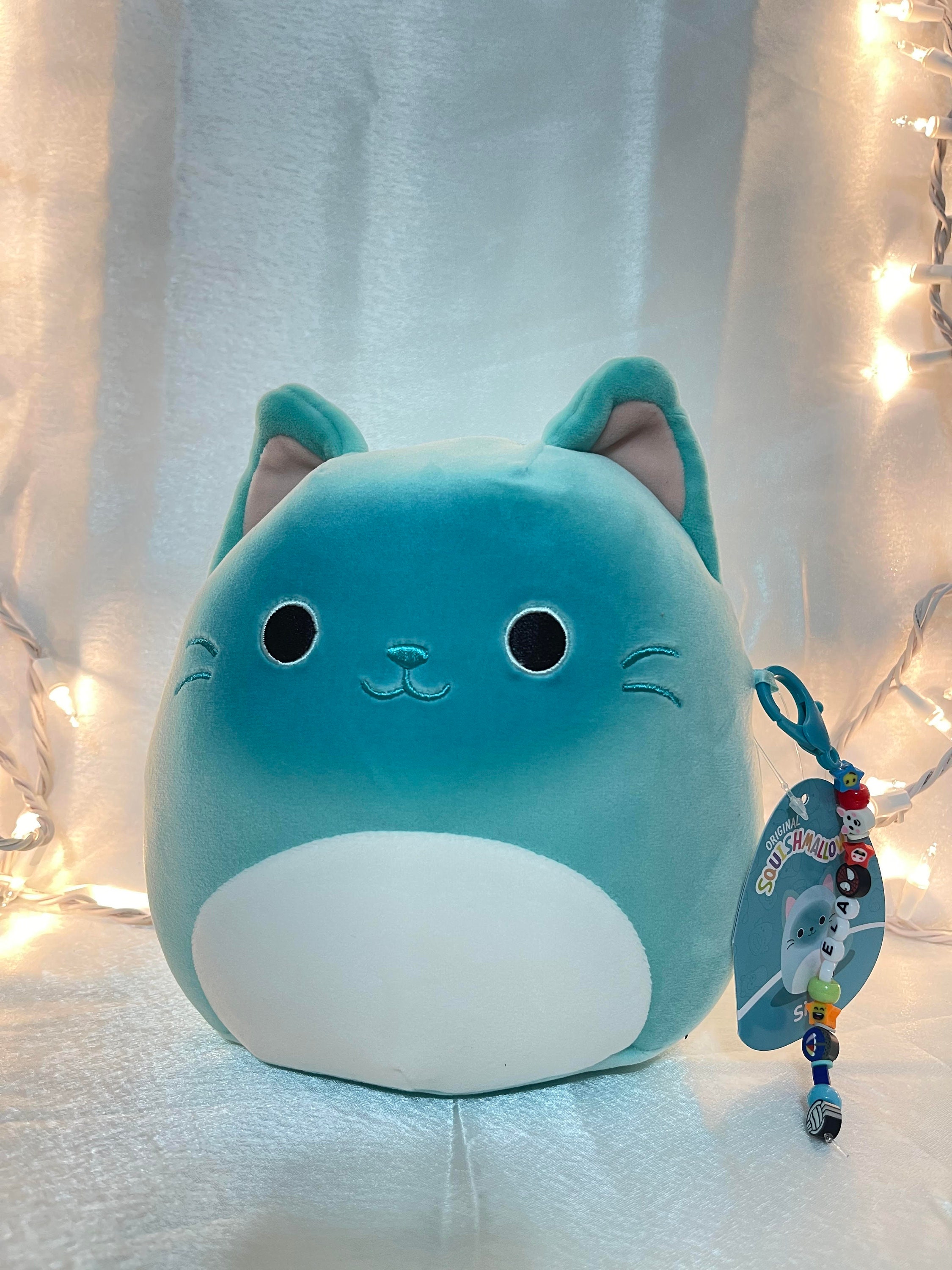 Squishmallow 7.5 Pet Squad W/custom Hand-made Beaded ''personalized