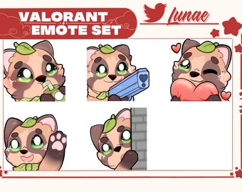 Tanuki Emote(5) / Twitch / Discord / YouTube Emote Paket #1