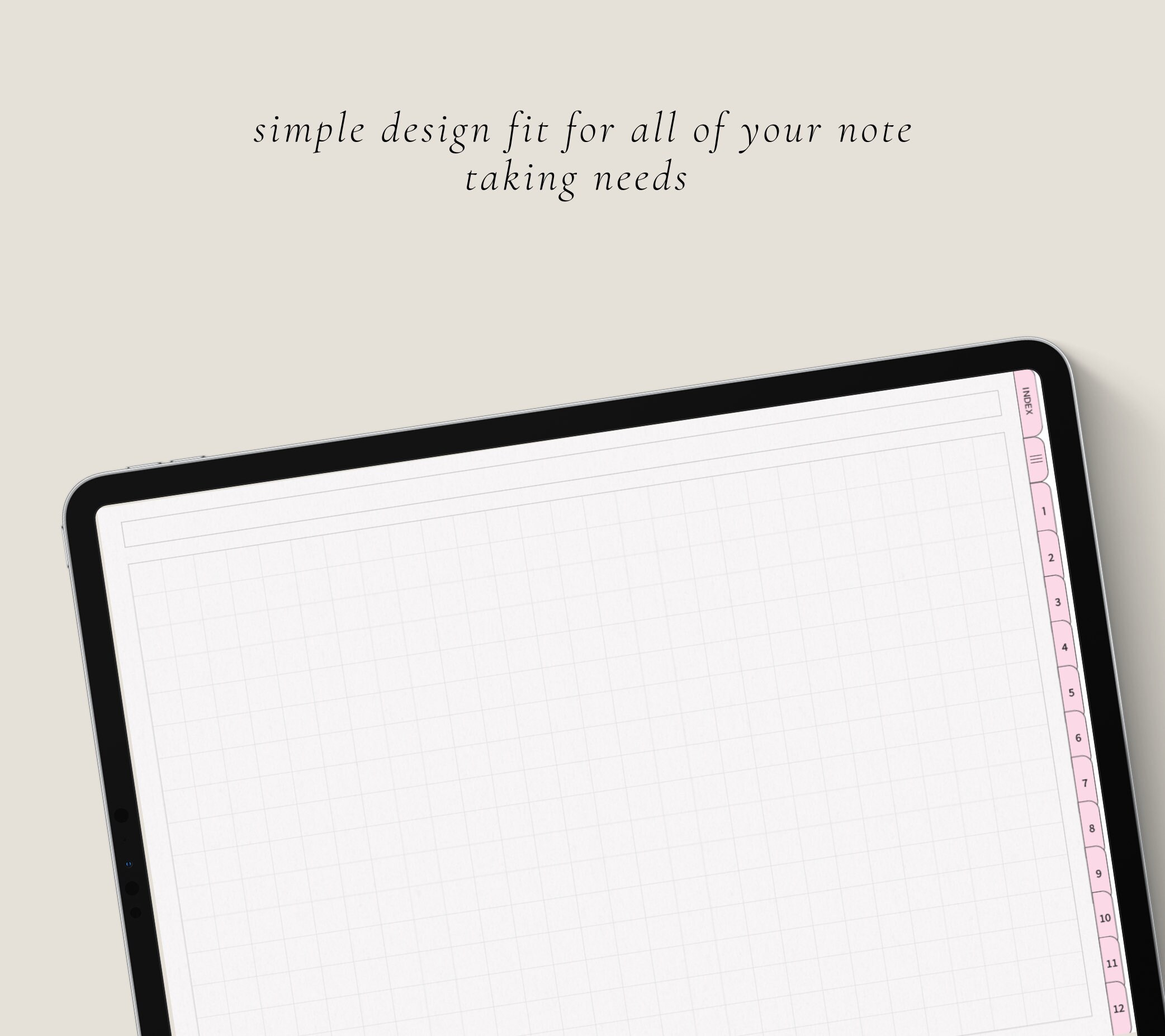 Noteability Notebook Digital Notebook With Tab Digital Notebook Minimalist Pastel Landscape ...