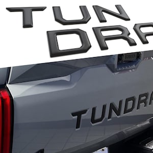 Tailgate Insert Letters Fit for Tundra 2022-2025 Model Raised Emblem Decal, Truck Rear Decoration Accessories