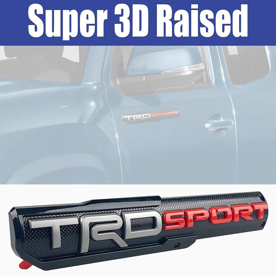 2-Piece 'Limited' Rear Door Emblem Badges For Toyota 4Runner, Sequoia, Tacoma & Tundra