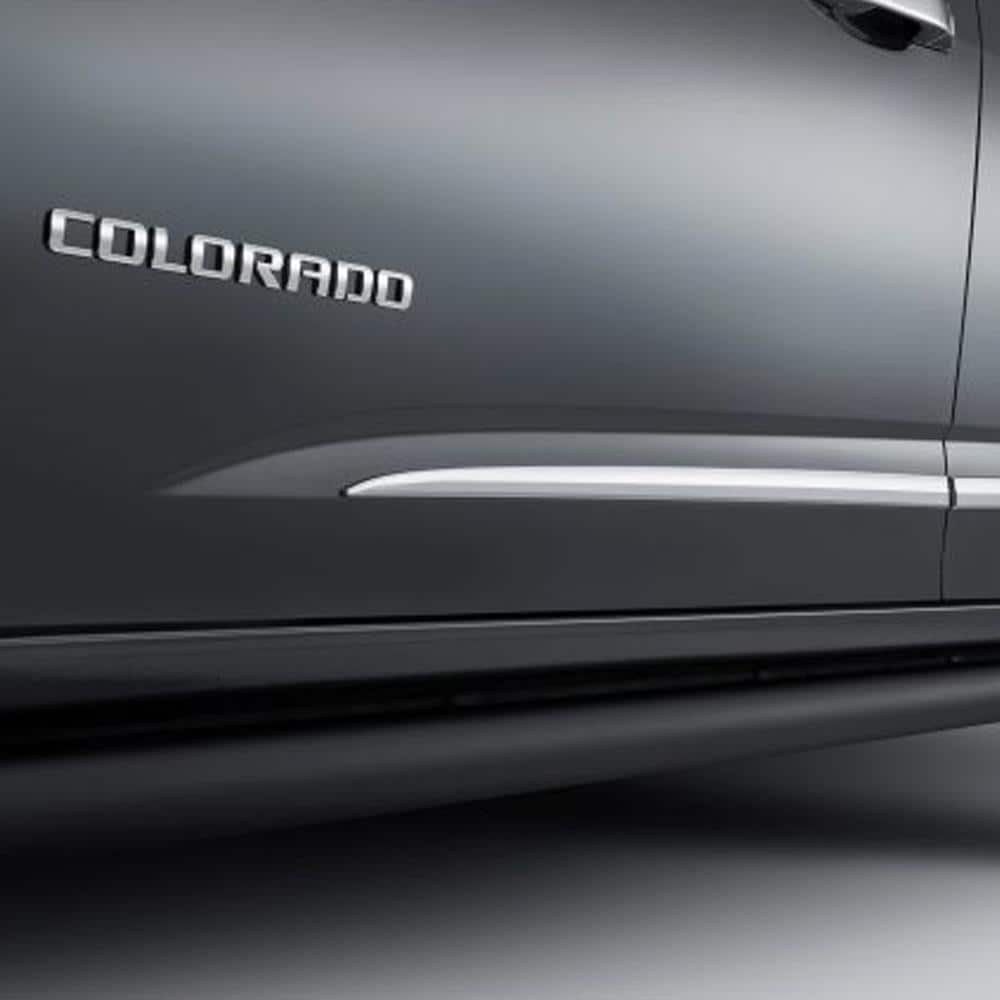 Colorado Lettering Chrome Colorado Emblem Badge Letters for Chevrolet Colorado Fender Door ...