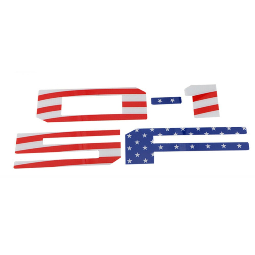 US Flag Raised Tailgate Insert Letters Decal Fit for 2021 2023 2024