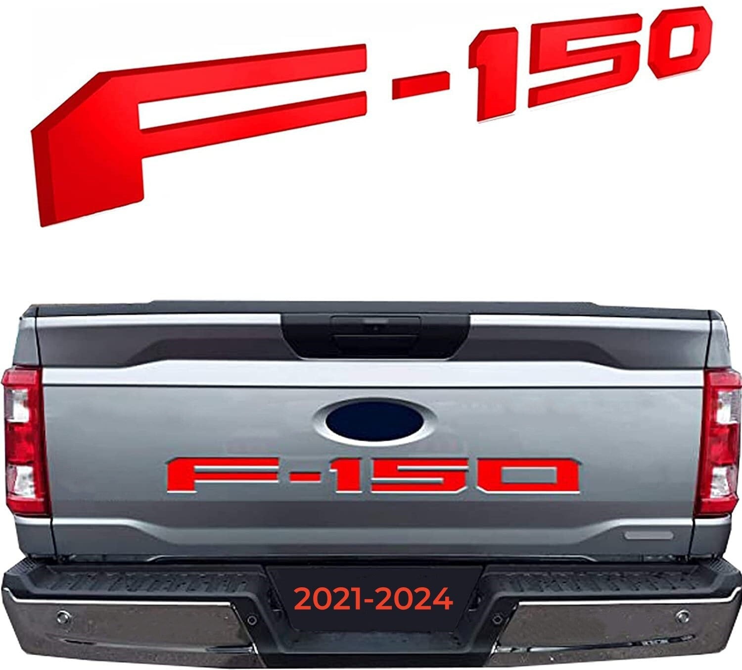 Red Ford F150 Badges 
