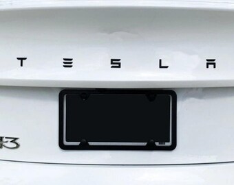 Raised Rear Tailgate Letter Emblem for Tesla Model S 3 X Y | Trunk Badge Decal | Custom Car Exterior Accessory