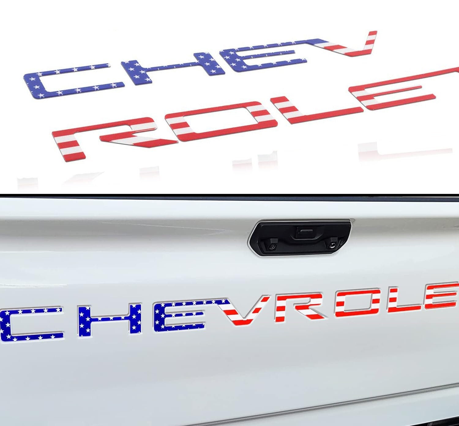 Exterior Accessories Guzetop Tailgate Insert Letters 3D Raised Tailgate Decal Le - Foto 5