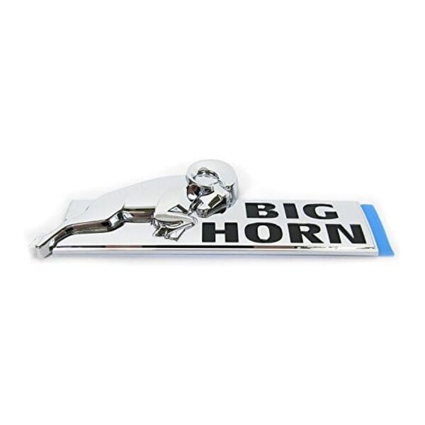 Chrome/Black RAM Head Emblem Badge For 2013-2018 Ram 1500 2500 3500 Tailgate