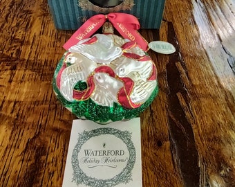 Waterford Heritage Heirloom Collection Christmas Ornament "Four Calling Birds"