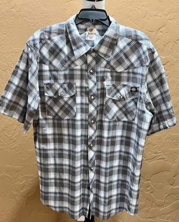 Dickies pearl snap shirt sale