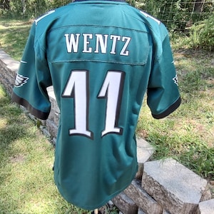  Carson Wentz Philadelphia Eagles #11 Green Youth Home Player  Jersey (X-Large 18/20) : Sports & Outdoors