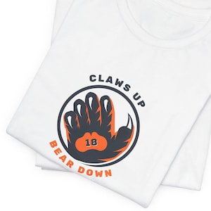 Caleb Williams Bears Shirt - &quot;Claws Up - Bear Down&quot; - Unisex T-Shirt