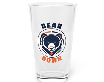 Bear Down - Chicago Bears Pint Glass (16oz)
