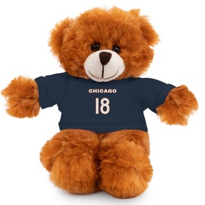 Caleb Wiliams Stuffed Teddy Bear - Chicago Bears Toy