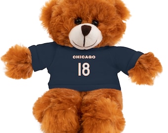 Caleb Wiliams Stuffed Teddy Bear - Chicago Bears Toy