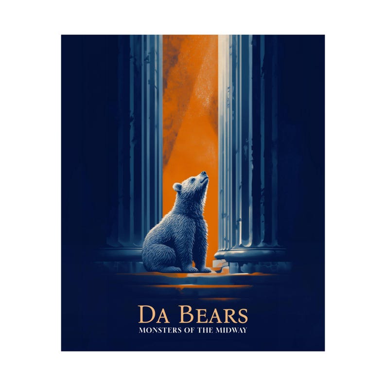 Chicago Bears Cinematic Poster - Da Bears - Monsters of the Midway image 7