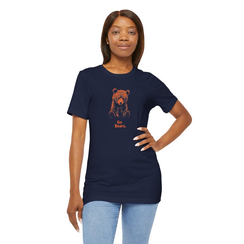 Go Bears Vintage Tee - Retro Chicago Bears Shirt image 5