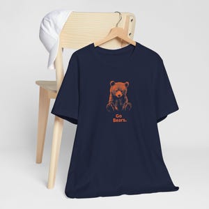 Go Bears Vintage Tee - Retro Chicago Bears Shirt image 3
