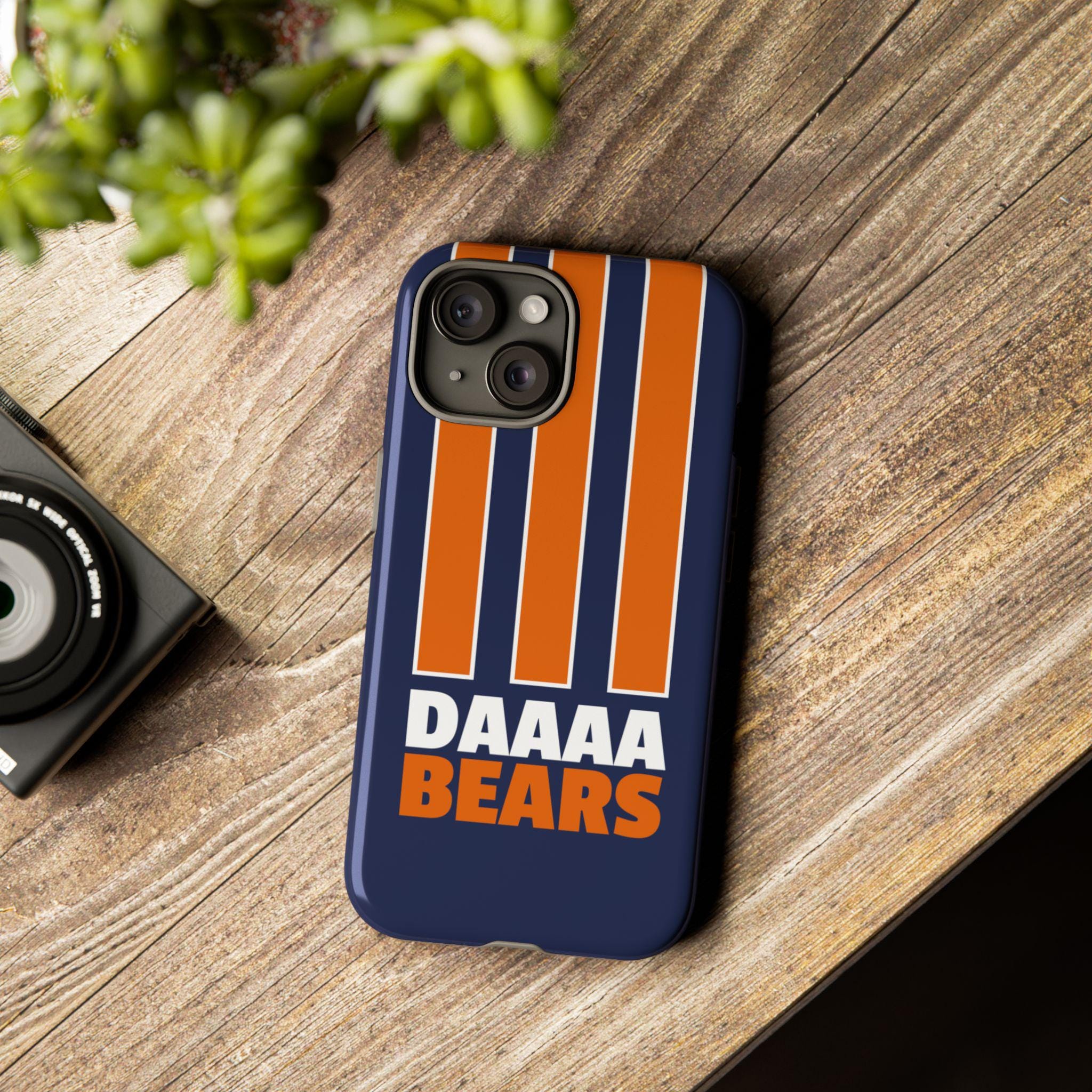 Chicago Bears Phone Case: Navy & Orange Stripes, Tough Protection - Etsy  Israel