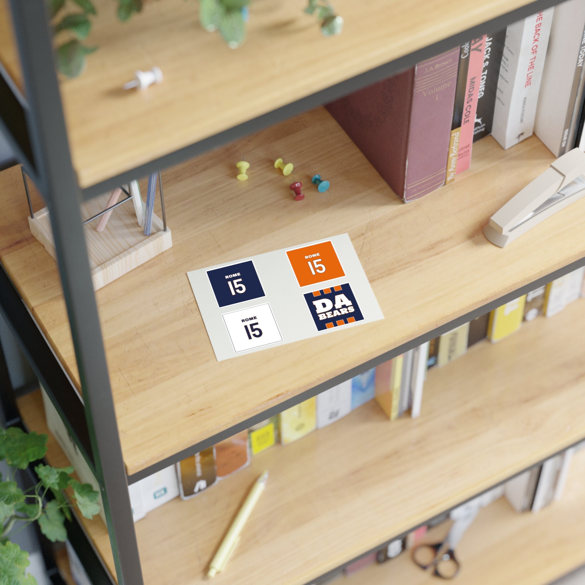 Rome Odunze Bears Sticker Pack - Chicago Bears 4x Jersey Stickers - Etsy