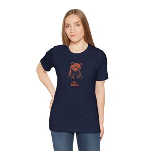 Go Bears Vintage Tee - Retro Chicago Bears Shirt image 2