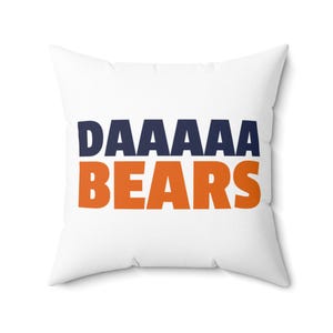 Da Bears Kissen - Chicago Bears quadratisches Kissen