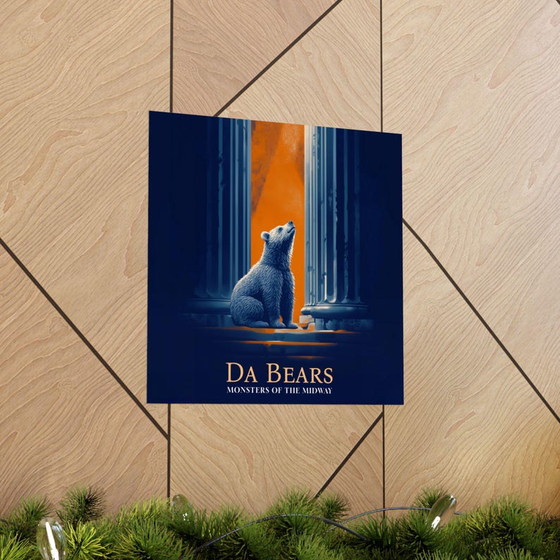 Chicago Bears Cinematic Poster - Da Bears - Monsters of the Midway image 4