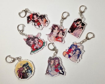 TGCF Acrylic Keychain: Heaven Official's Blessing, Hua Cheng, Xie Lian