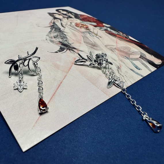 天官の祝福のイヤリング、ジュエリー、手作り、天官慈福、tgcf、華成