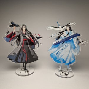 Grandmaster of Demonic Cultivation acrylic stands, Wei Wuxian and Lan Wangji, Mo Dao Zu Shi.