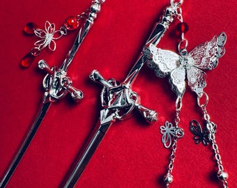 Heaven Official’s Blessing Inspired handcrafted hairpins - Graceful Chinese Style Hairpins, Hair accessories