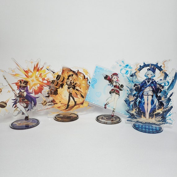 Genshin Impact Acrylic Stands - Navia, Furina, Charlotte