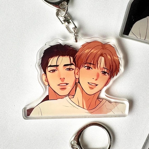 Acrylic Keychains Jinx, Manhwa, BL, Joo Jaekyung, Kim Dan, Korean